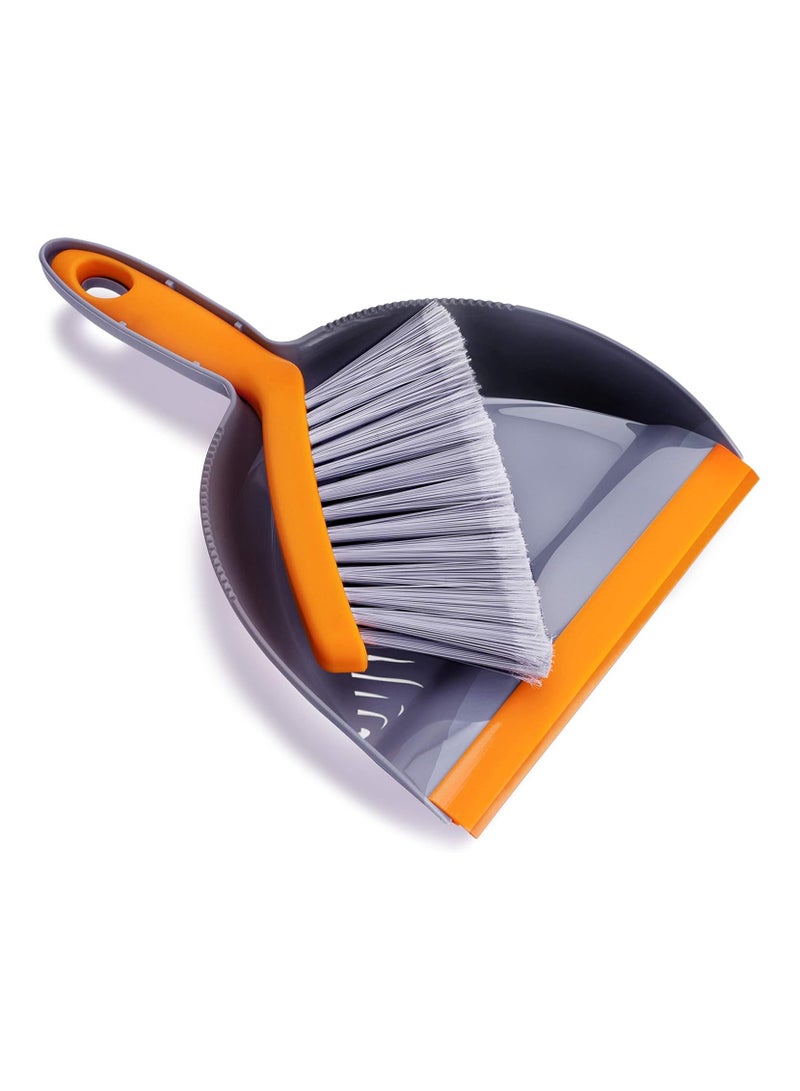 Dustpan and Brush Set, Portable Cleaning Brush and Dustpan Combo with Handle, 1 Set - Image 1
